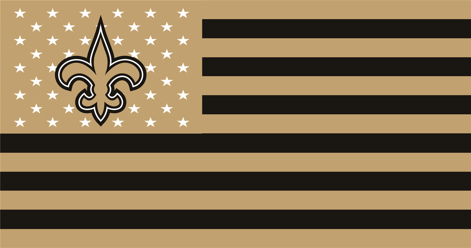 New Orleans Saints Flags iron on transfers